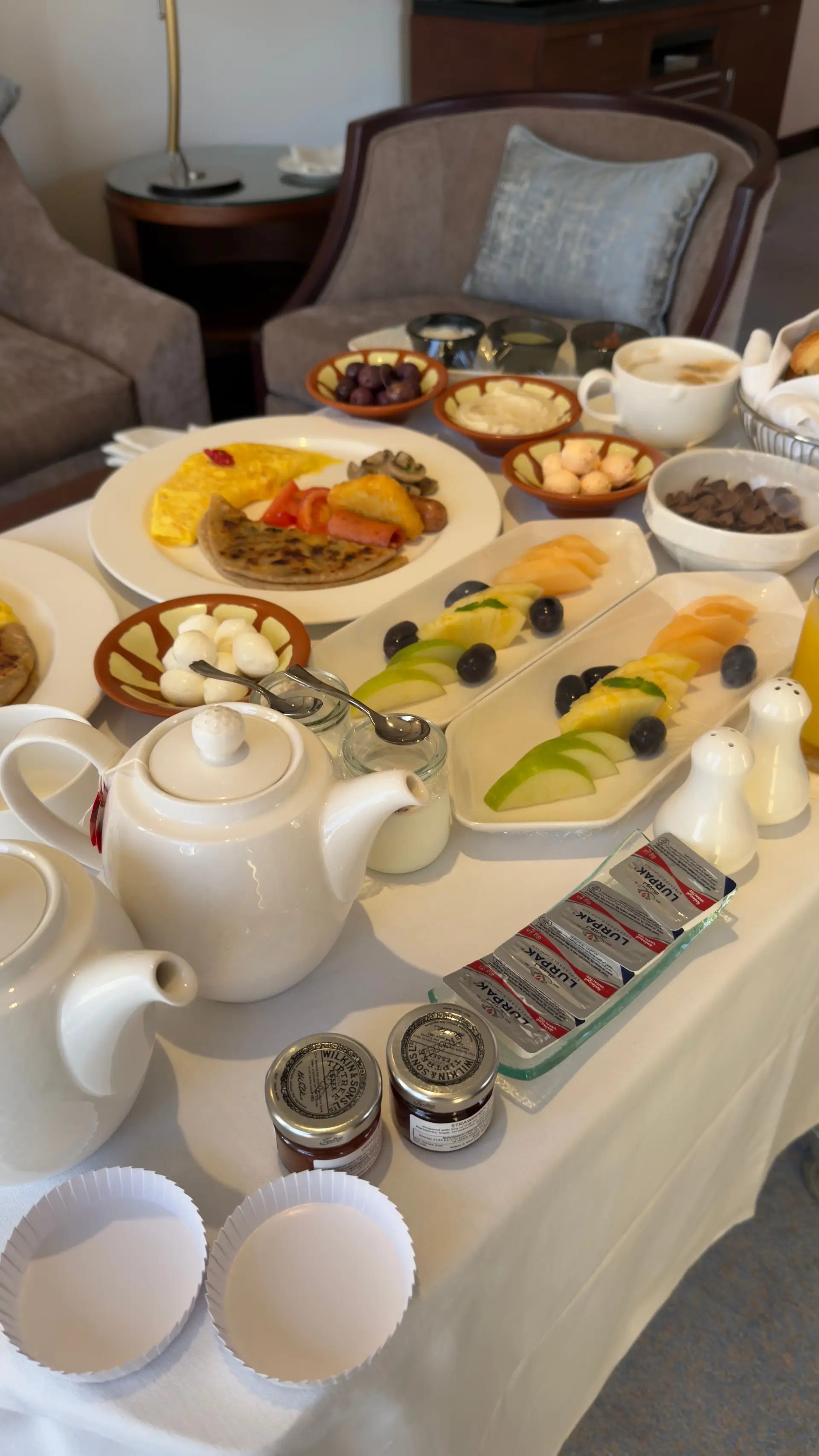 Notranjost hotelske suite